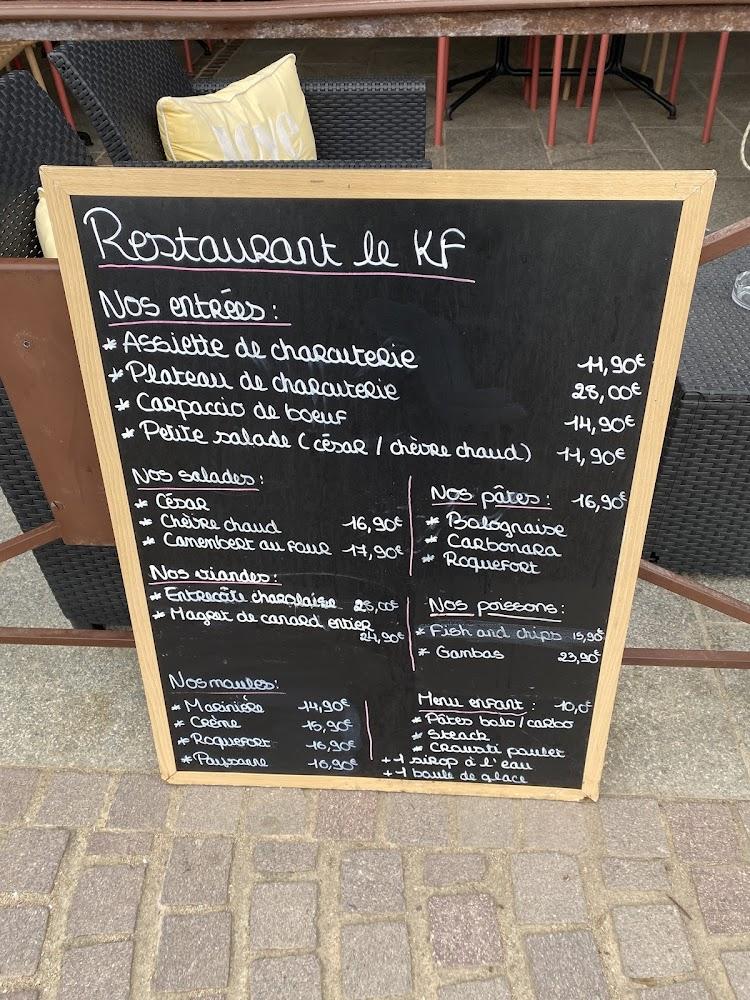 Restaurant le KF - Menu Image 1